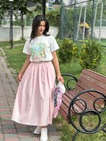 LİMON AĞACI BASKILI AMALFİ YAZILI TSHİRT EKRU (1)