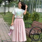 LİMON AĞACI BASKILI AMALFİ YAZILI TSHİRT EKRU