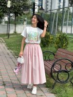 LİMON AĞACI BASKILI AMALFİ YAZILI TSHİRT EKRU (2)