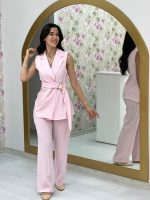 PEMBE YELEK PANTOLON TAKIM (3)