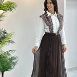 PLİSELİ TÜL UZUN ETEK