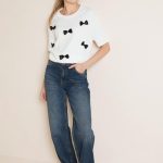 FİYONKLU EKRU TSHİRT