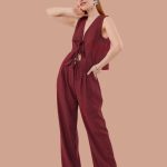 ÖNDEN BAĞLAMALI YELEKLİ TAKIM