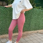 YÜKSEK BEL ESNEK KUMAŞ TAYT