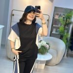 ASİMETRİK DETAYLI MODAL TAKIM -siyah