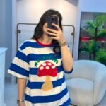 TASARIM MAVİ TSHİRT oversızE